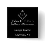 Masonic Nametag buttons
