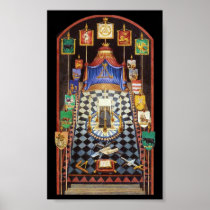 Masonic Royal Arch Tracing Board - Medium Posters