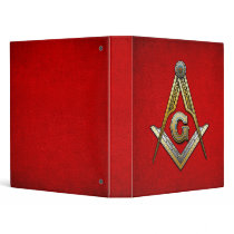 Masonic Square and Compasses Binder