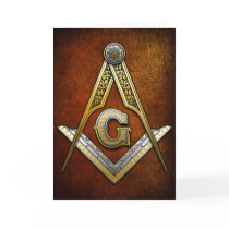 Masonic Square and Compasses Greeting Cards