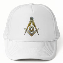 Masonic Square and Compasses Trucker Hats