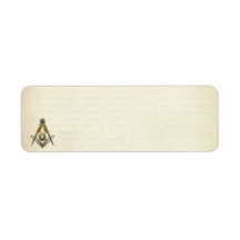 Masonic Square and Compasses Labels