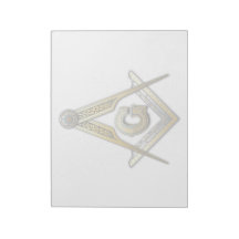 Masonic Square and Compasses Scratch Pad