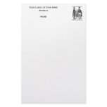 Masonic Stationary Customized Stationery