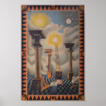 Masonic Tracing Board - Entered Apprentice Posters