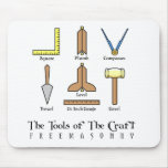 Masonic Working Tools Mouse Pad