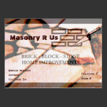 Masonry-Brick  Business Card business cards