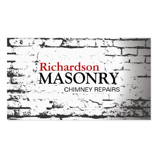 MASONRY BUSINESS CARD (front side)