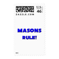 Masons Rule! Stamp