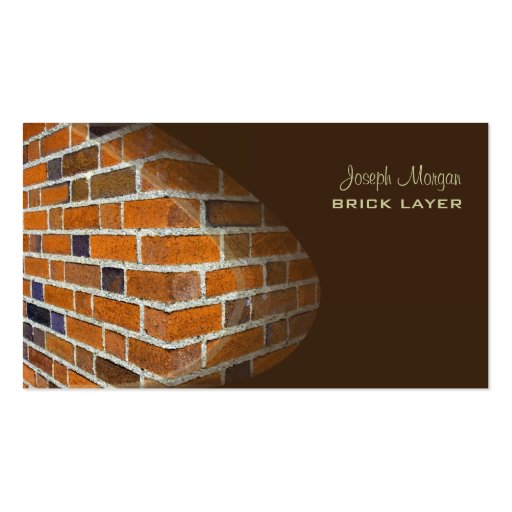 Masons, stone workers business cards