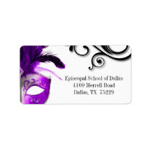 Masquerade Address Labels