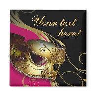 Masquerade Ball Costume Party Favour Magnet magnet
