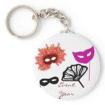 Masquerade ball, EventYear key chain