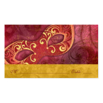 Masquerade Ball Mardi Gras Wedding Place Cards business cards