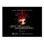 Masquerade Ball - Postcard Reply Cards
