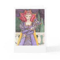 'Masquerade' Blank Greeting Card by thefairyring 'Masquerade' Blank Greeting Card