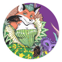 Masquerade Fox Sticker