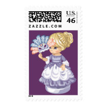 Masquerade Girl postage