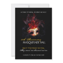 Masquerade Invitation by colourfuldesigns Masquerade Invitation