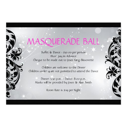 Masquerade Invitation