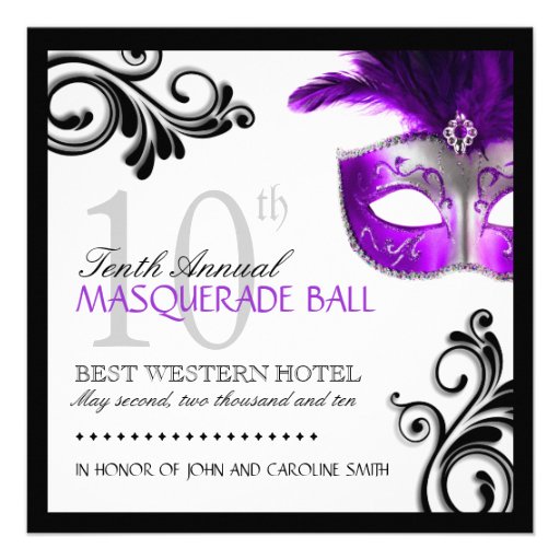 Masquerade Invitation