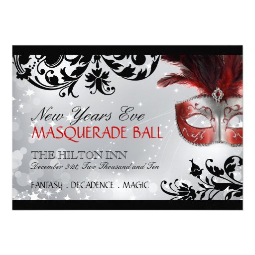 Masquerade Invitation (front side)