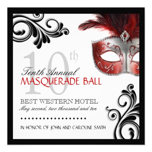 Masquerade Invitation