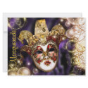 Masquerade mask venetian mardi gras party invitation