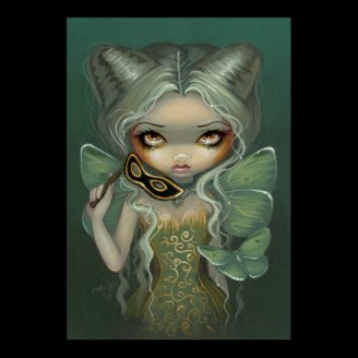 Masquerade of Moths ART PRINT butterfly rococo