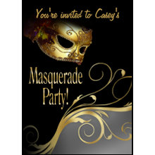 Masquerade Party Invitation invitation