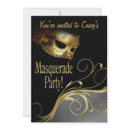 Masquerade Party Invitation invitation