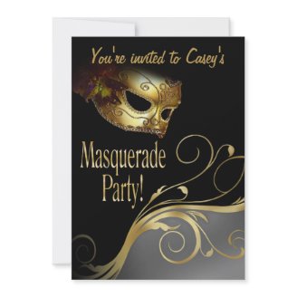 Masquerade Party Invitation