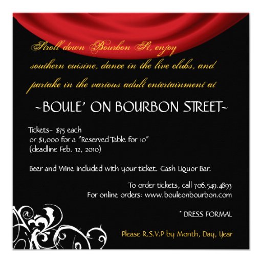 Masquerade Party Invitation