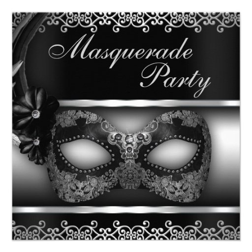 Masquerade Party Invite