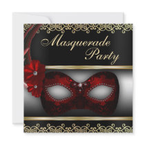 Masquerade Party Invite