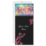 MASQUERADE PARTY,Mardi Gras Masks,Dance,Music Rack Card Design