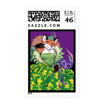 Masquerade Postage Stamp