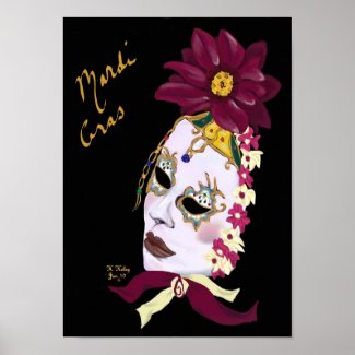 Masquerade poster print