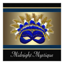 Masquerade Prom Invitations