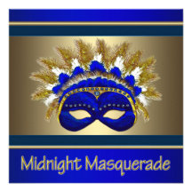 Masquerade Prom Invitations