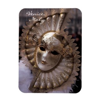 Masquerade Rectangular Photo Magnet