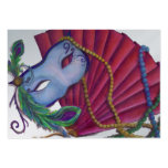 Masquerade Response Card Business Card
