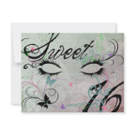 Masquerade Sweet 16 Invitation invitation