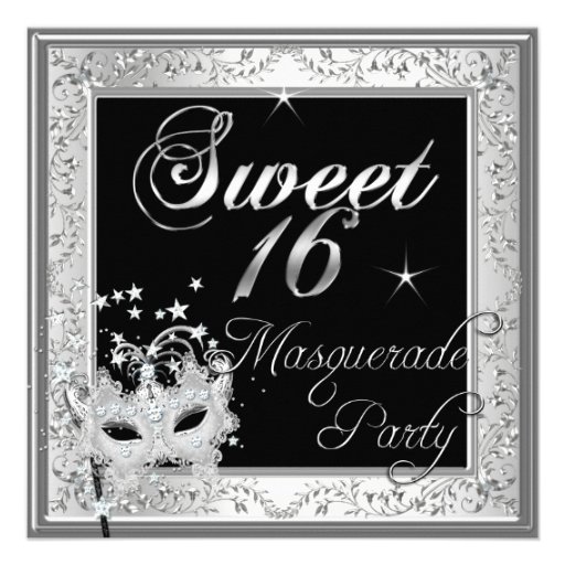 2 000 Sweet Sixteen Masquerade Invitations Sweet Sixteen Masquerade