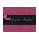 Masquerade Theatrical Invitation postcards by Giftgarden Masquerade Theatrical Invitation postcards