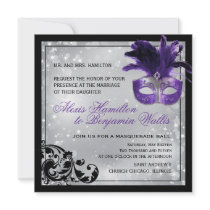 Masquerade Wedding Invitation