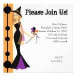 Masquerade Witch Personalized Invitations