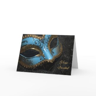 Masqurade Mask Card card