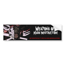Mass Destruction Bumper Sticker bumper stickers