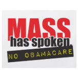 Mass Has Spoken - No ObamaCare flyers